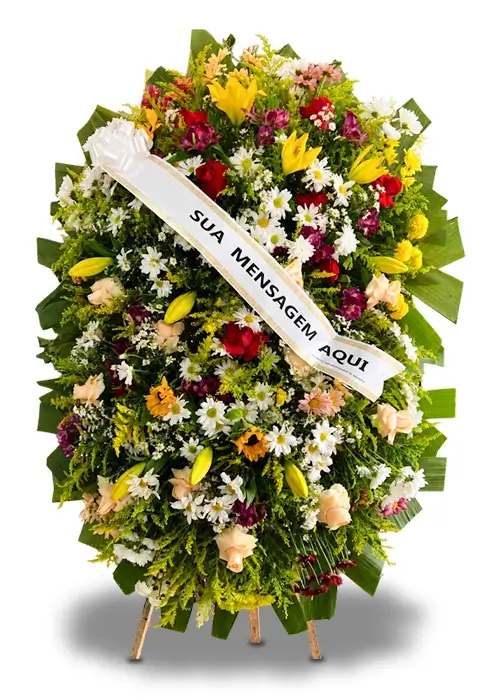 coroa de flores